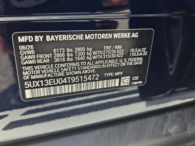 2026 BMW X5 sDrive40i sDrive40i