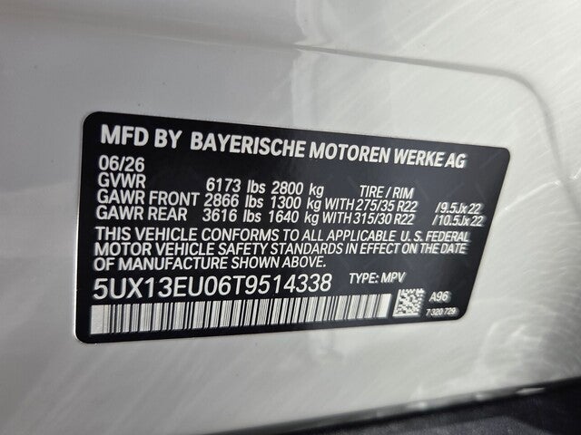 2026 BMW X5 sDrive40i sDrive40i