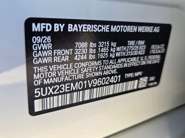 2027 BMW X7 xDrive40i xDrive40i