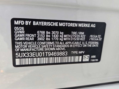 2026 BMW X5 M60i M60i