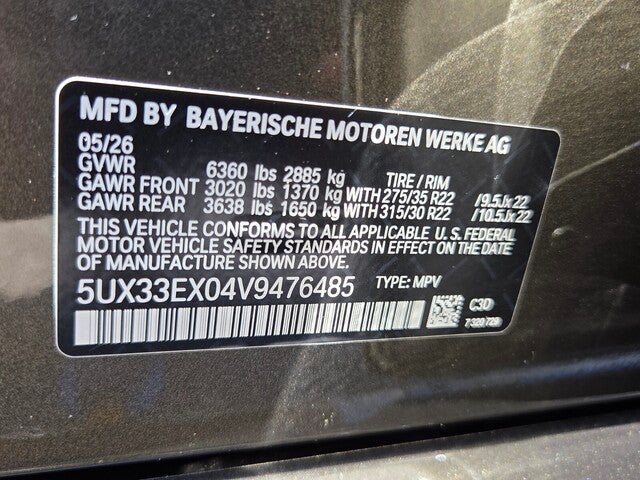 2027 BMW X6 xDrive40i xDrive40i