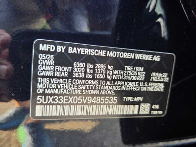 2027 BMW X6 xDrive40i xDrive40i