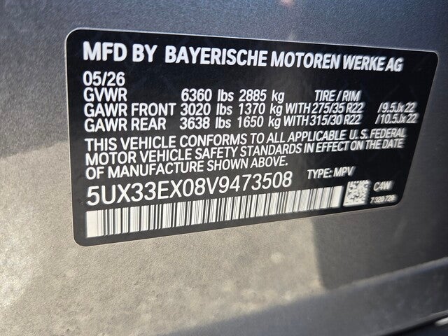2027 BMW X6 xDrive40i xDrive40i