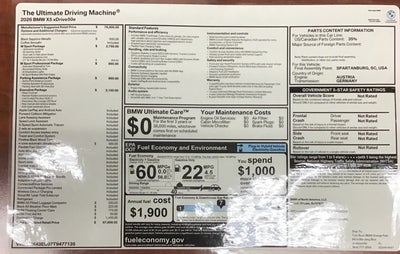 2026 BMW X5 xDrive50e xDrive50e