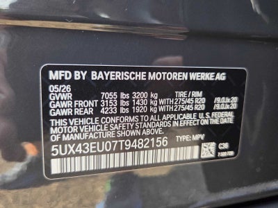 2026 BMW X5 xDrive50e xDrive50e