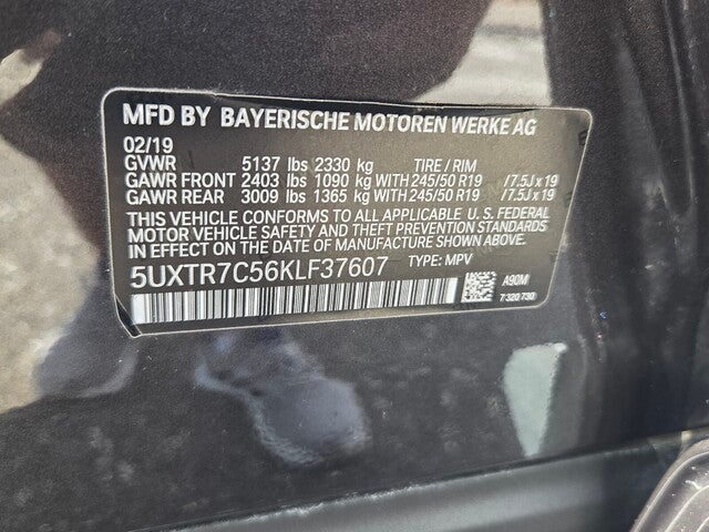 2019 BMW X3 sDrive30i sDrive30i