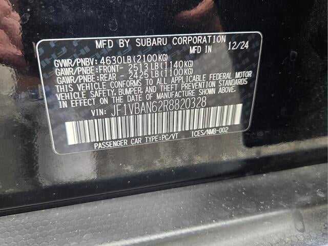 2024 Subaru WRX Limited