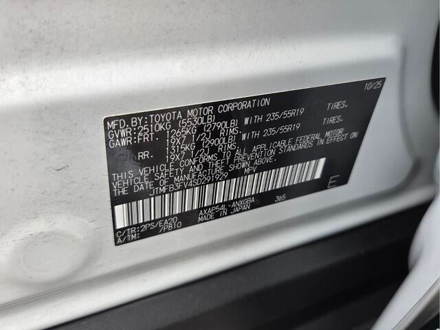 2025 Toyota RAV4 Plug-In Hybrid XSE