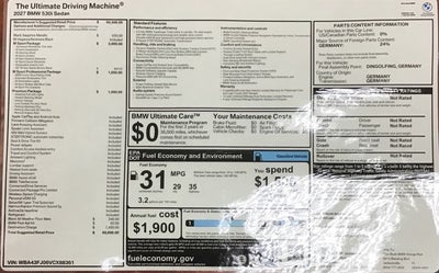 2027 BMW 530i 530i