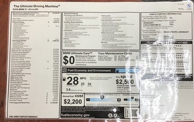 2026 BMW X1 xDrive28i xDrive28i