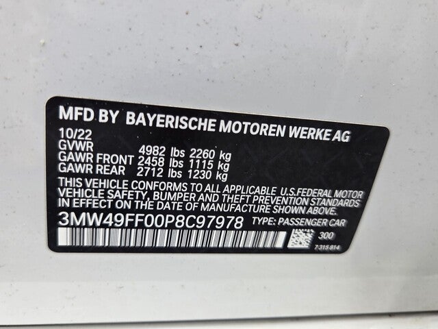 2023 BMW M340i xDrive M340i xDrive