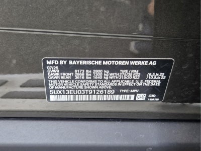 2026 BMW X5 sDrive40i sDrive40i