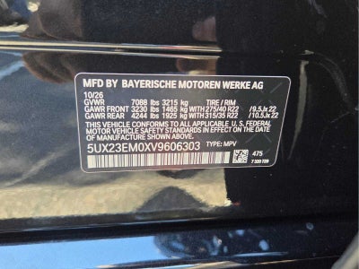 2027 BMW X7 xDrive40i xDrive40i