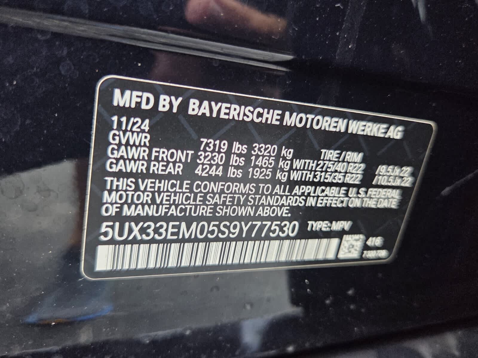 2025 BMW X7 M60i M60i