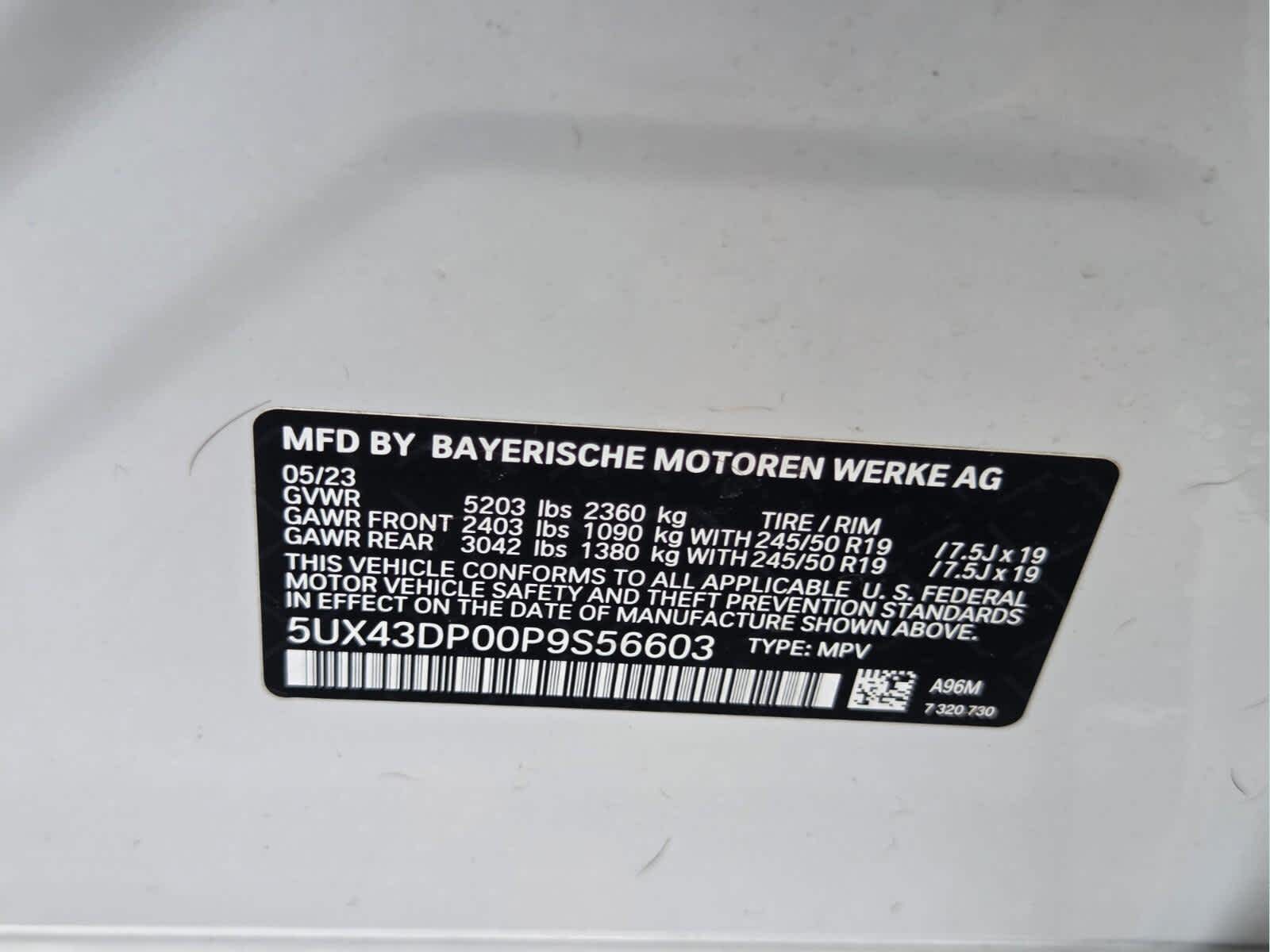 2023 BMW X3 sDrive30i sDrive30i