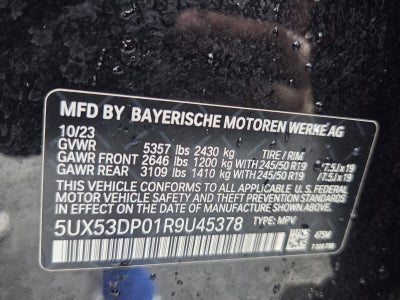 2024 BMW X3 xDrive30i xDrive30i