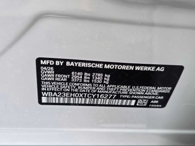 2026 BMW 740i 740i