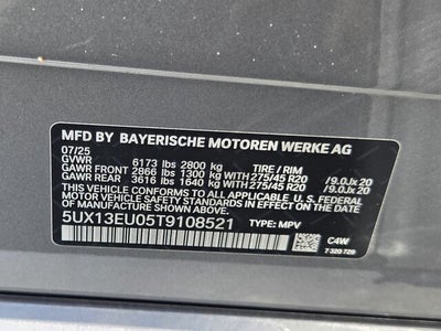 2026 BMW X5 SDRIVE40I