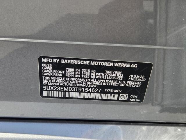2026 BMW X7 XDRIVE40I