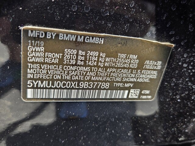 2020 BMW X4 M Competition