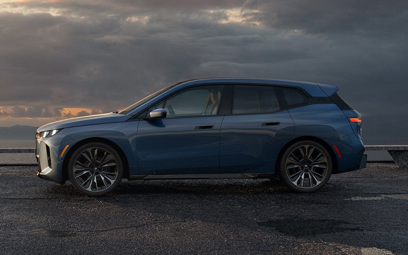 The BMW iX parked sideways shot. | Tom Bush BMW Jacksonville in Jacksonville FL