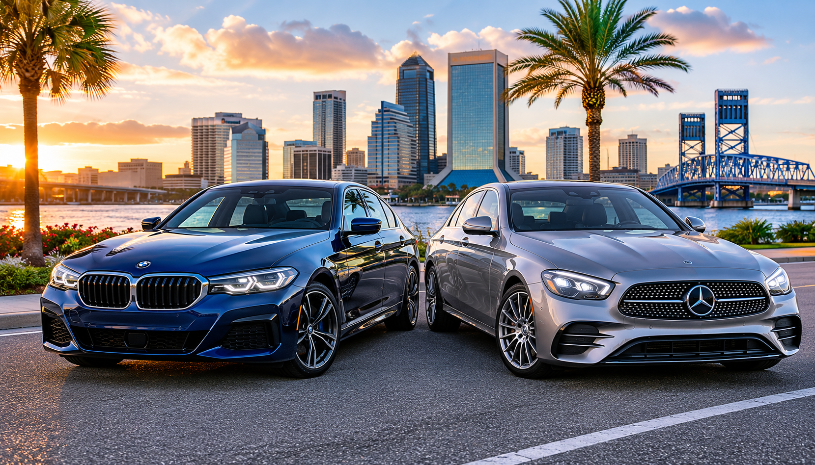 BMW 5 Series vs Mercedes E-Class comparison in Jacksonville FL at Tom Bush BMW